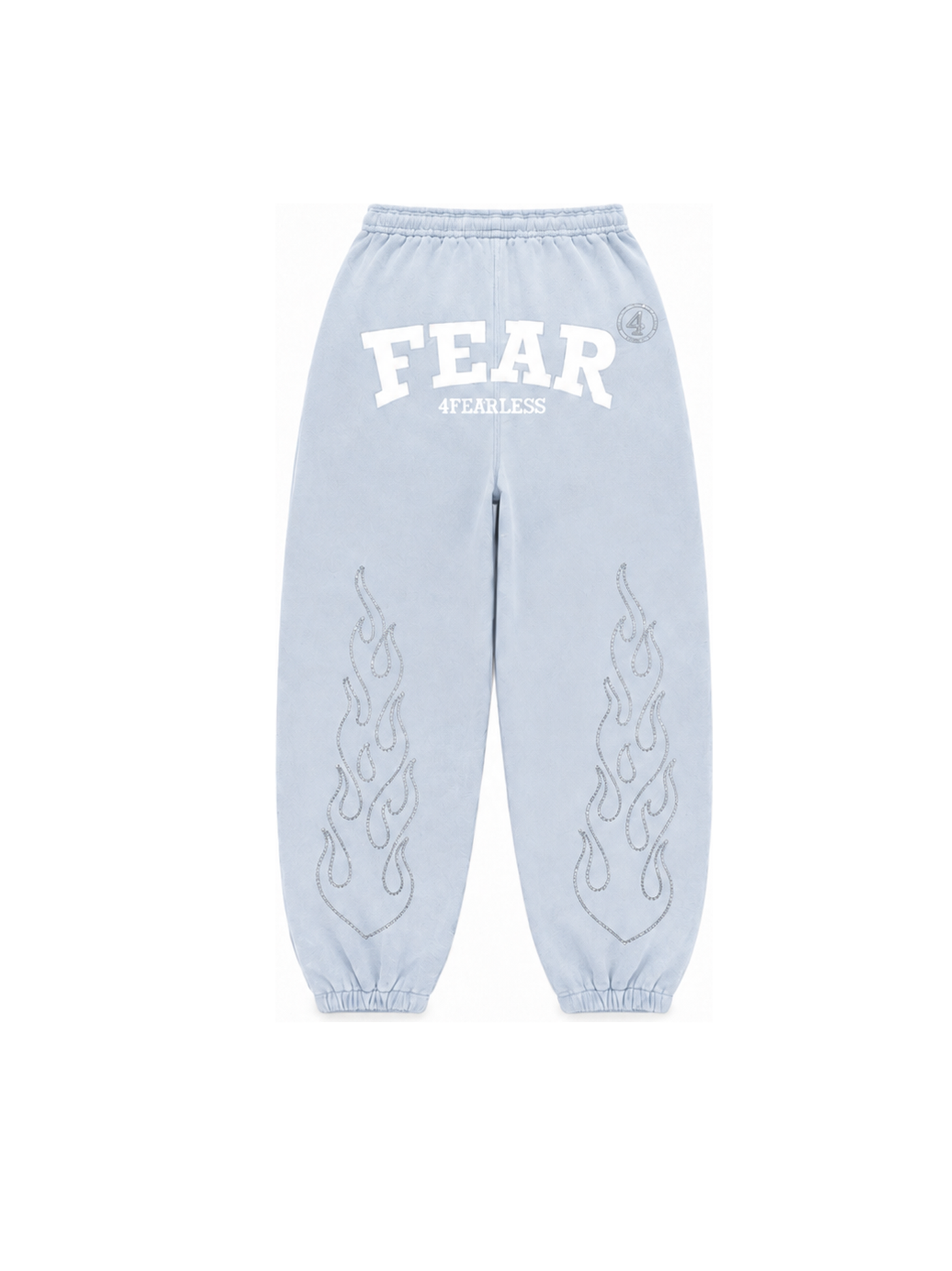 4EARLESS Sky-blue sweatpants