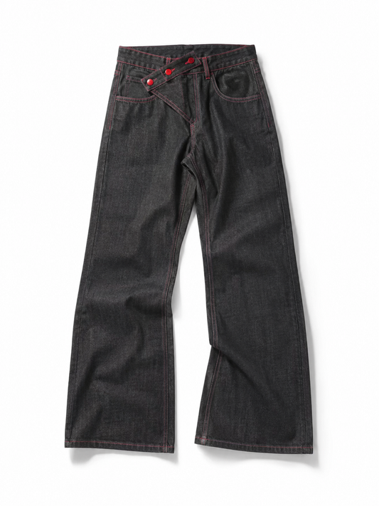 4EARLESS 'Astro' black original raw denim