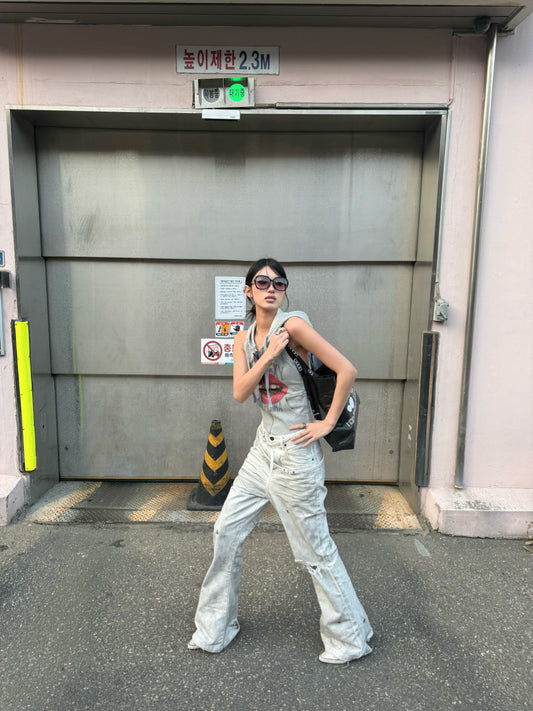 4EARLESS ‘ Starry’ White Jean