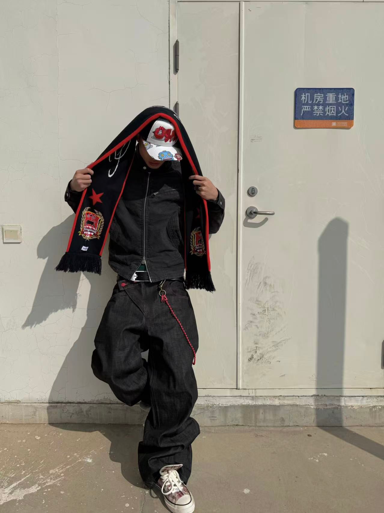 4EARLESS 'Astro' black original raw denim