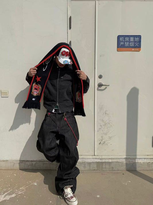 4EARLESS 'Astro' black original raw denim